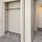 a bedroom with a closet