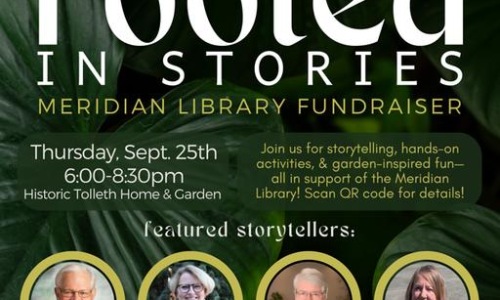 Rooted in Stories (Meridian Library Fundraiser) Cover Image Rooted in Stories (Meridian Library Fundraiser) Cover Image