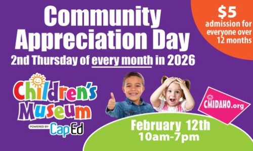 Community Appreciation Day at The Children's Museum Cover Image
