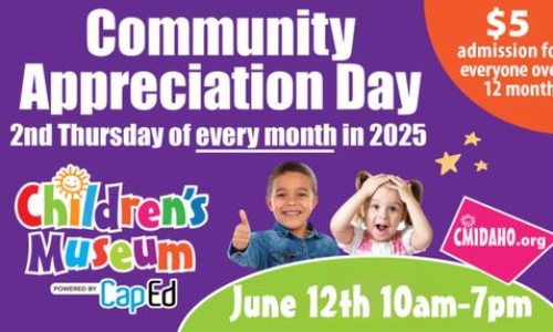 Community Appreciation Day at the Children's Museum Cover Image Community Appreciation Day at the Children's Museum Cover Image